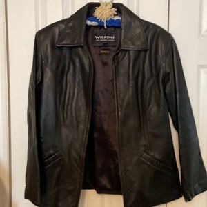 Wilson’s Black Leather jacket with Thinsulate